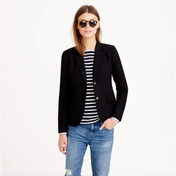 J. Crew Jackets & Blazers - J. Crew Schoolboy Wool Blazer - Black 8